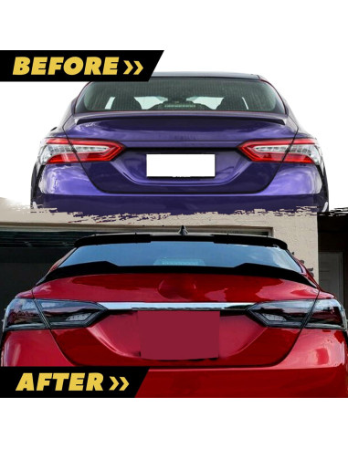 Alerón Trasero HECASA Negro Brillante para Toyota Camry 2018-2024