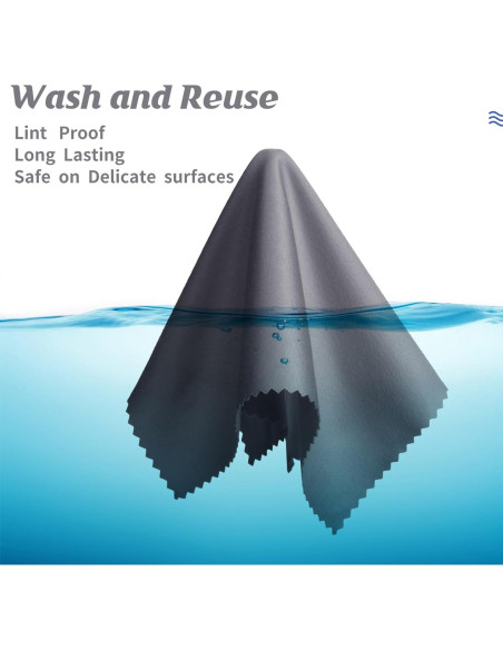 200 Paños de Microfibra Treela para Limpiar Gafas 15x18 cm