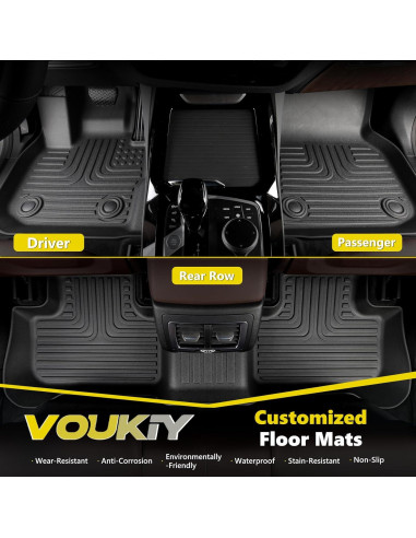 Juego de Alfombrillas VOUKIY para Acura RDX 2013-2015