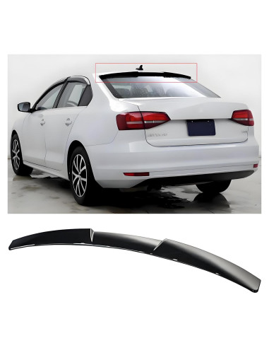 Alerón trasero negro brillante MUTUSAISI para VW Jetta MK6 2011-2018