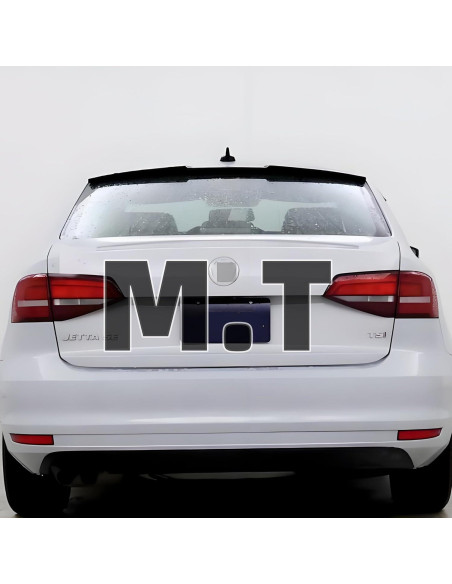 Alerón trasero negro brillante MUTUSAISI para VW Jetta MK6 2011-2018