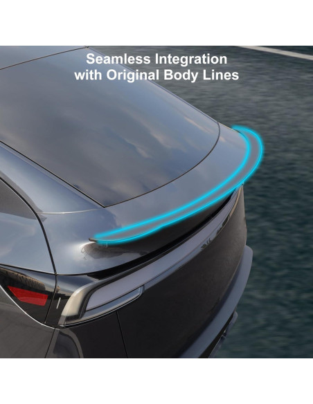 Alerón Trasero Fibra de Carbono Mate Tesla Model Y 2025-2026