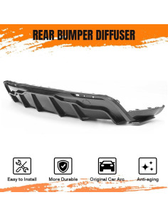 Difusor Trasero MODILOVER para Tesla Model Y 2020-2024 - Fibra de Carbono 2