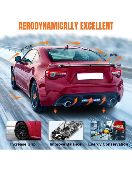 Difusor Trasero MODILOVER para Tesla Model Y 2020-2024 - Fibra de Carbono