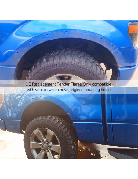 Guardabarros Fender Flares IKON para Ford F150 2015-2017