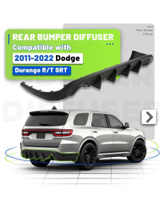 Difusor de Parachoques Trasero JMTAAT para Dodge Durango R/T SRT 2011-2022 2