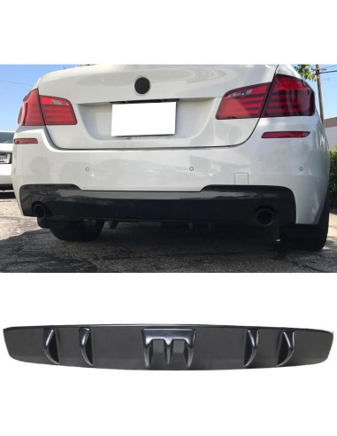 Difusor Trasero Universal IKON MOTORSPORTS Estilo V5 ABS Negro