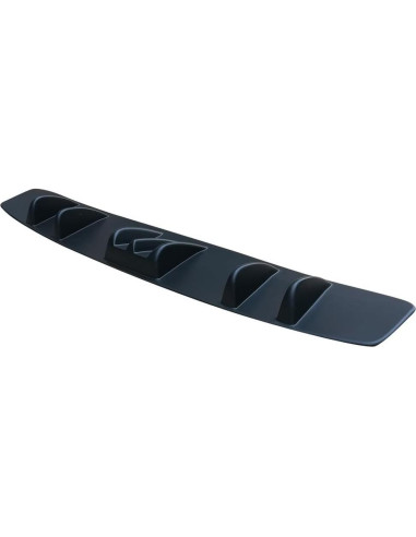 Difusor Trasero Universal IKON MOTORSPORTS Estilo V5 ABS Negro