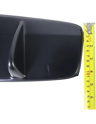 Difusor Trasero Universal IKON MOTORSPORTS Estilo V5 ABS Negro