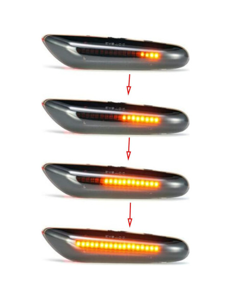 Luces de Señal de Giro LED Znakeauto Ahumadas para BMW E90 E91 E92