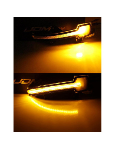 Kit Luz Señal Giro Espejo Lateral LED iJDMTOY Honda Accord 2018-2022