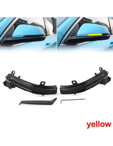 Luces de Espejo Retrovisor LED Dinámicas BMW BACAR 2 Piezas