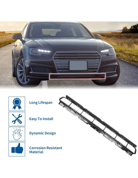 Rejilla Parachoques Inferior Audi A4 B9 2016-2018 X AUTOHAUX