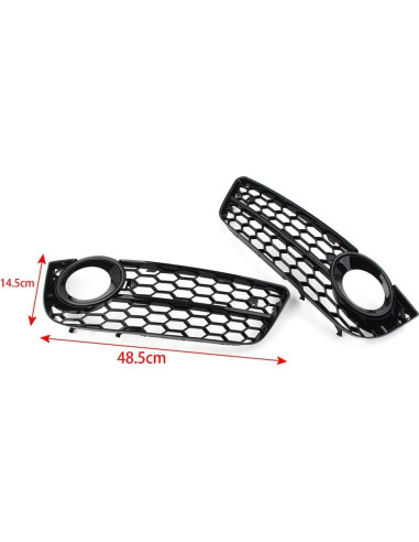 Cubiertas de Rejilla de Malla Hexagonal GZYF para Audi A5 2008-2011