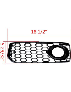 Cubierta de Faros Antiniebla Astra Depot Audi A5 S-Line 2008-2012 2