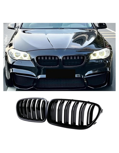 Rejilla Frontal Tipo Riñón Mengjiesi para BMW Serie 5 F10 F11 2010-2017