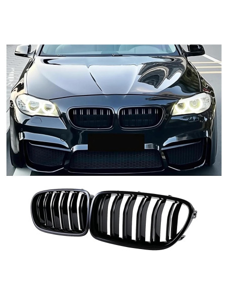 Rejilla Frontal Tipo Riñón Mengjiesi para BMW Serie 5 F10 F11 2010-2017