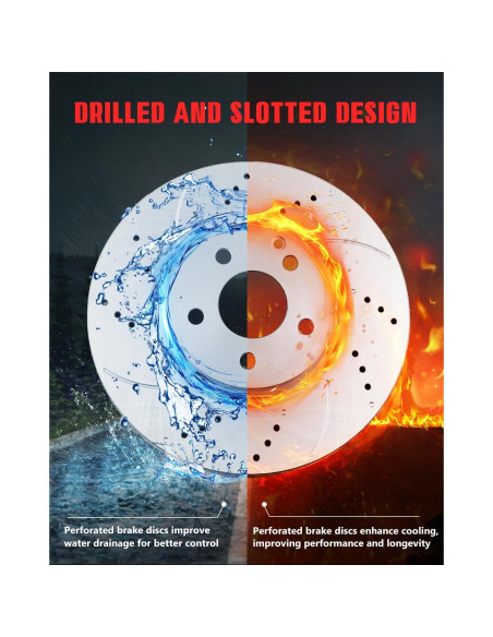 Kit de Freno Delantero Motorevo para Chevrolet Camaro 2010-2015