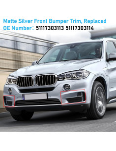 Moldura de Parachoques Frontal TTCR-II para BMW X5 F15 2014-2018 2