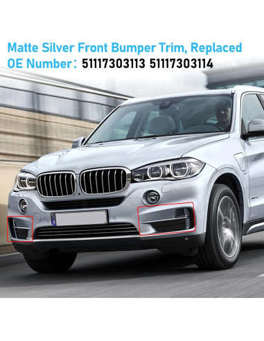 Moldura de Parachoques Frontal TTCR-II para BMW X5 F15 2014-2018