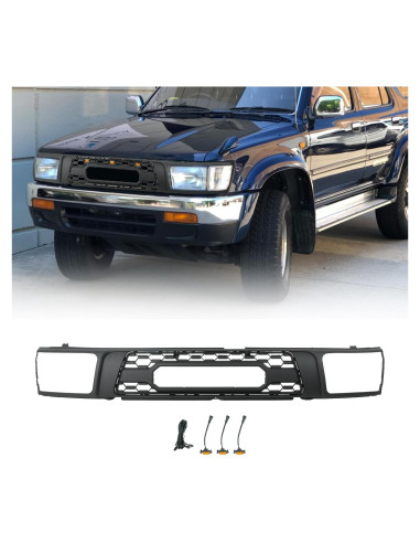 Parrilla Delantera Toyota 4Runner 1992-1995 con 3 Luces LED