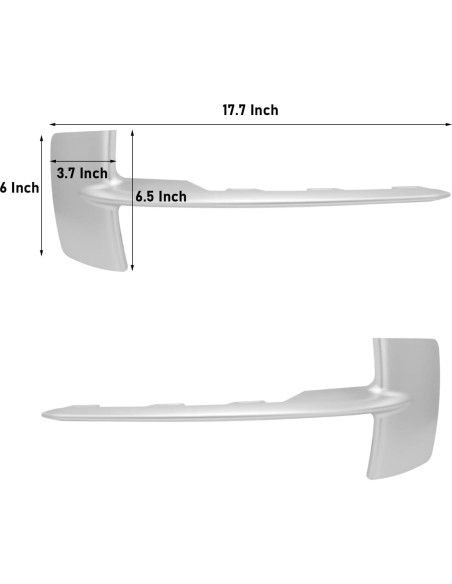 Moldura de Parachoques Frontal TTCR-II para BMW X5 F15 2014-2018