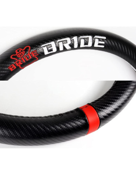 Funda de Volante Q1-TECH Estilo Carbono 38cm Universal