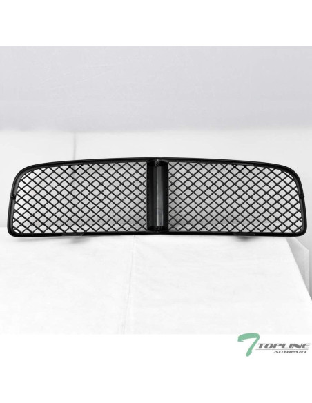 Rejilla delantera malla negra brillante Topline para Dodge Charger 05-10
