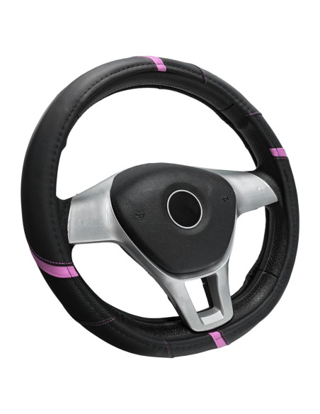 Funda de Volante de Coche JNXIJ 38.1 cm Antideslizante Rosa