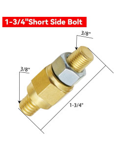 Terminales de Batería de Latón BELOMI - Paquete de 2, 9cm 2