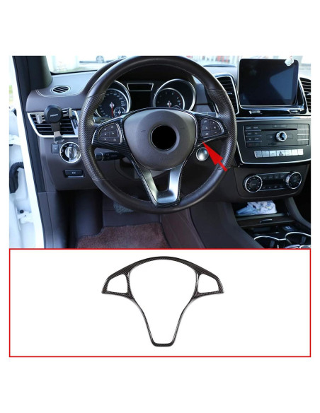 Marco Decorativo Volante Coche CHEYA ABS Carbono 2015-2018