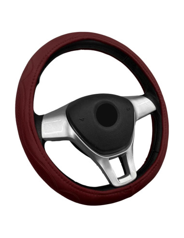 Funda de Volante de Coche Sbulhia Antideslizante 36.8-40.6 cm Rojo Vino