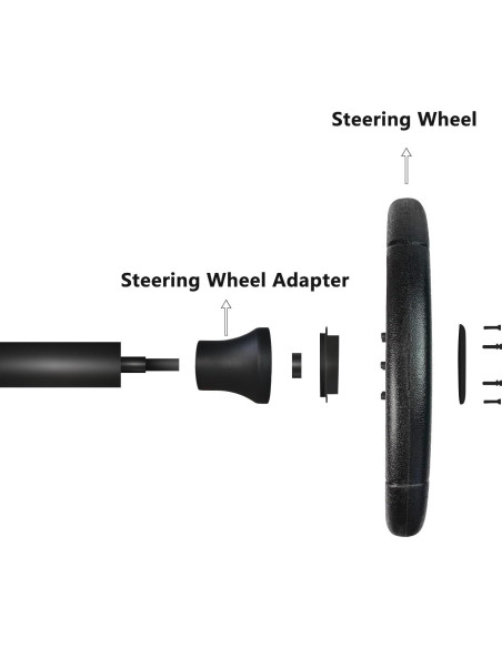 Volante Universal Golf Shu-Ran 320mm Blanco para Carritos