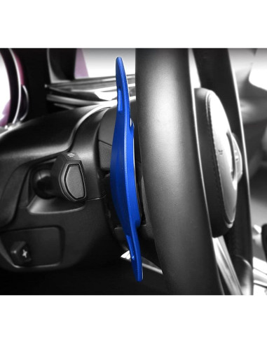 Extensiones de Paletas iJDMTOY Azul CNC para BMW Gxx