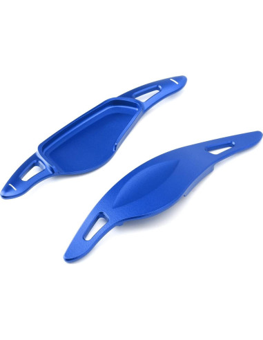 Extensiones de Paletas iJDMTOY Azul CNC para BMW Gxx