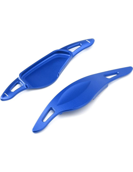 Extensiones de Paletas iJDMTOY Azul CNC para BMW Gxx