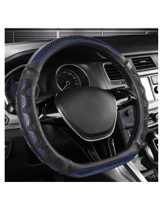 Funda de Volante de Coche Yourkar 38.1 cm Antideslizante Azul