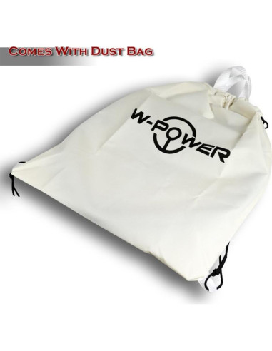 Volante de Dirección W-Power 15" Cuero Negro 3 Rayos