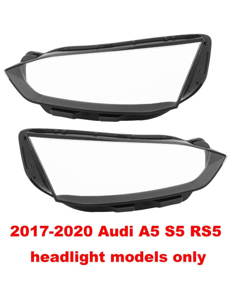Cubierta de Lente de Faro RocoReny Audi A5 S5 RS5 2017-2020