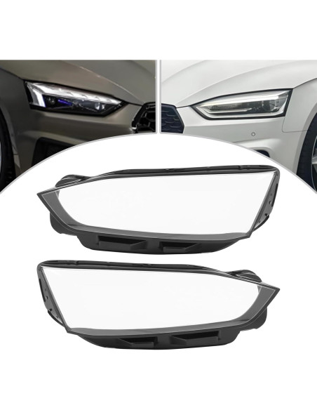 Cubierta de Lente de Faro RocoReny Audi A5 S5 RS5 2017-2020
