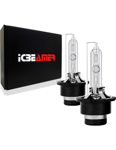 Bombilla Xenón HID ICBEAMER D4S D4R 6000K 3580 Lúmenes