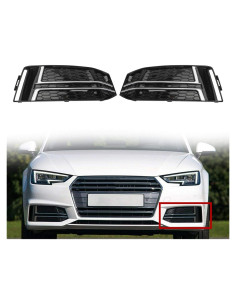 Cubierta de Luz Antiniebla Delantera Topteng para Audi S4/A4 B9 2016-2018