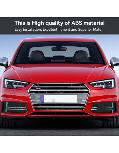 Cubierta de Luz Antiniebla Delantera Topteng para Audi S4/A4 B9 2016-2018