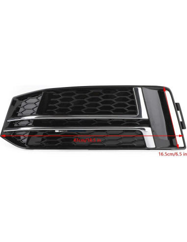 Cubierta de Luz Antiniebla Delantera Topteng para Audi S4/A4 B9 2016-2018