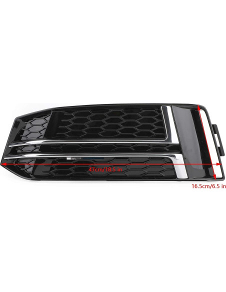 Cubierta de Luz Antiniebla Delantera Topteng para Audi S4/A4 B9 2016-2018