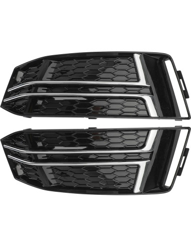 Cubierta de Luz Antiniebla Delantera Topteng para Audi S4/A4 B9 2016-2018