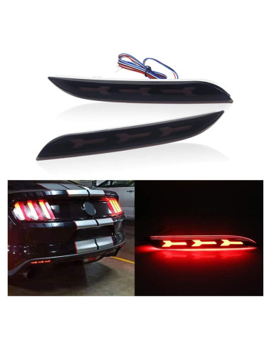 Lentes Ahumados LED GTINTHEBOX para Ford Mustang 2015-2017