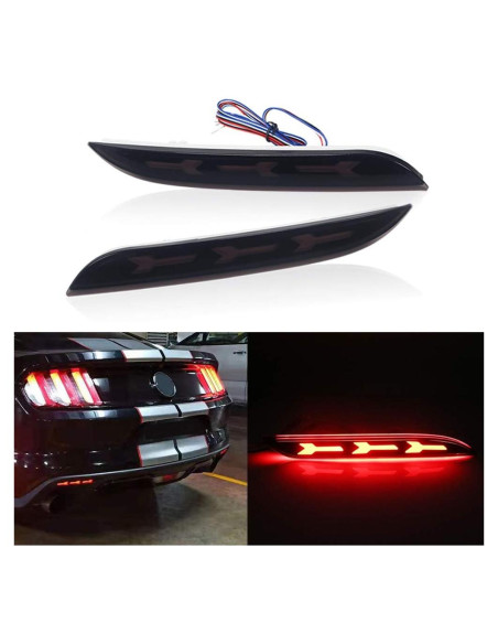 Lentes Ahumados LED GTINTHEBOX para Ford Mustang 2015-2017