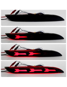 Lentes Ahumados LED GTINTHEBOX para Ford Mustang 2015-2017 2