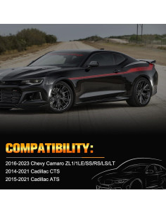 Luces de Marcador LED Gempro para Chevy Camaro 2016-2023 - 4 Pcs 2